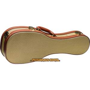 STAGG Gold Tweed Deluxe-Koffer für Ukulele